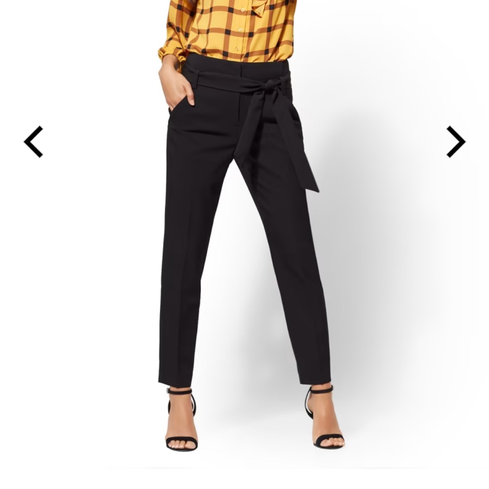 COPY - NWT NY&Co Black Madie Tuxedo Pant. Sz 16